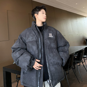 709-MY1615-P160 冬季迷彩立领大拉链潮牌加厚保暖棉衣面包服男图片