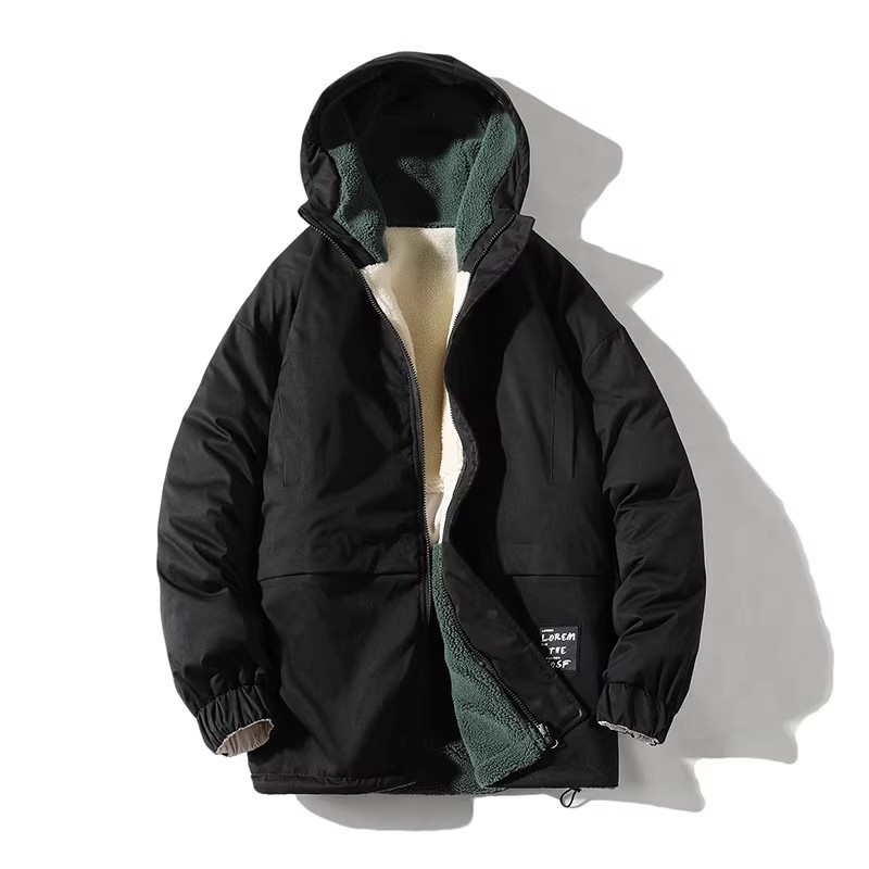 709-MY601-P130情侣冬季白底加厚羊驼毛双面穿百搭棉衣外套男,男装棉衣,星座709