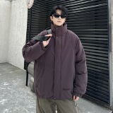 709-MY1831-P140冬季新款单人宽松休闲潮牌立领保暖外套，男装棉衣，星座709