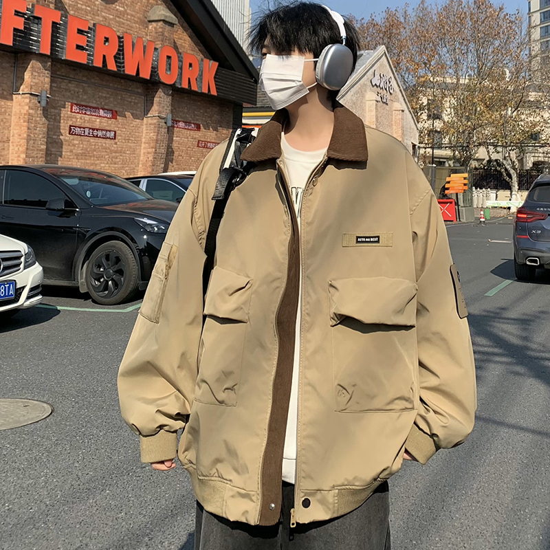709-JK900-P110春季宽松美式飞行员夹克工装休闲外套大码男，男装夹克，星座709