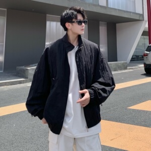 709-JK33-P135 单人 春季新款 宽松休闲纯色夹克图片