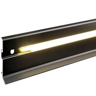 灯带发光踢脚线铝合金带led灯金属地脚线免底座安装极简2025新品