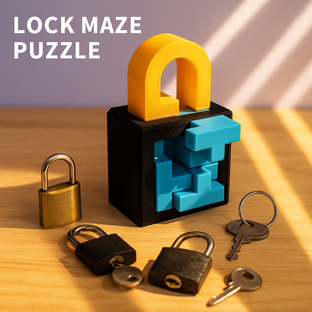 《迷宫锁》puzzle10级鲁班锁