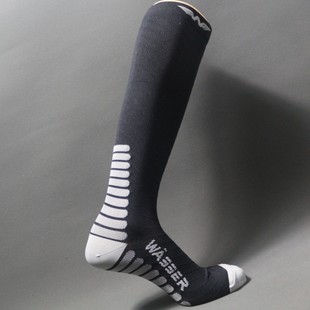 瘦腿专业压力跑步袜子男长跑马拉松长筒户外运动健身小腿压缩袜男