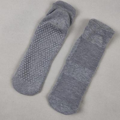 防滑男袜短筒加厚毛巾底吸汗透气网眼纯色运动袜男士纯棉毛圈袜子