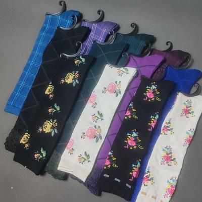 堆堆袜春秋款纯棉女士复古风小腿