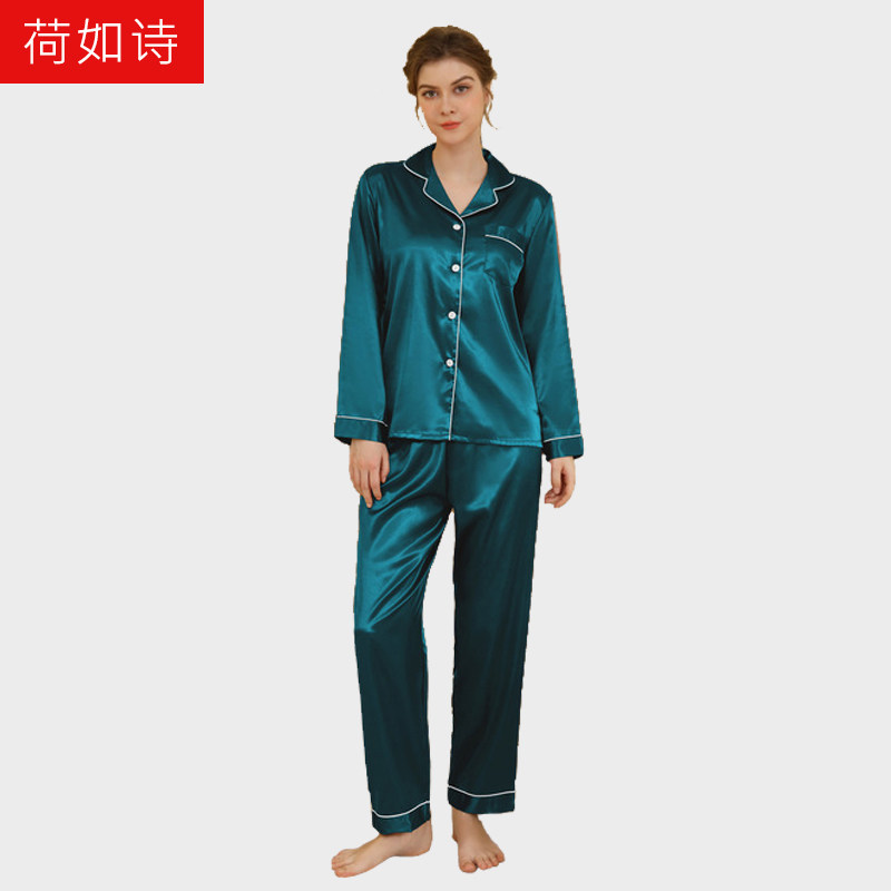 大码丝绸睡衣亚马逊女士