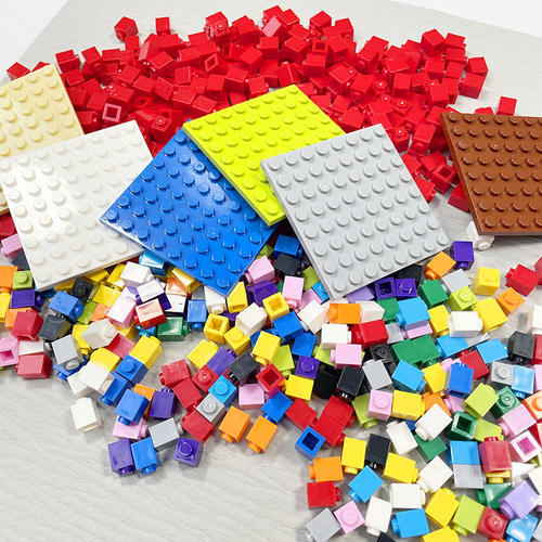 幼儿园环创小颗粒积木块diy积木底板签到墙背景装饰儿童拼搭玩具