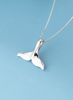 余生有你海豚鱼尾项链女轻奢小众ins前任3林佳同款锁骨链2025新款