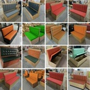 定制奶茶店甜品店桌椅组合西餐咖啡厅烤肉火锅茶餐厅靠墙卡座沙发