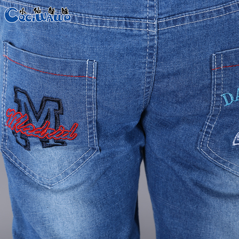 Pantalon garcon CECIWAWO NJHS005 en toile - Ref 2054103 Image 4