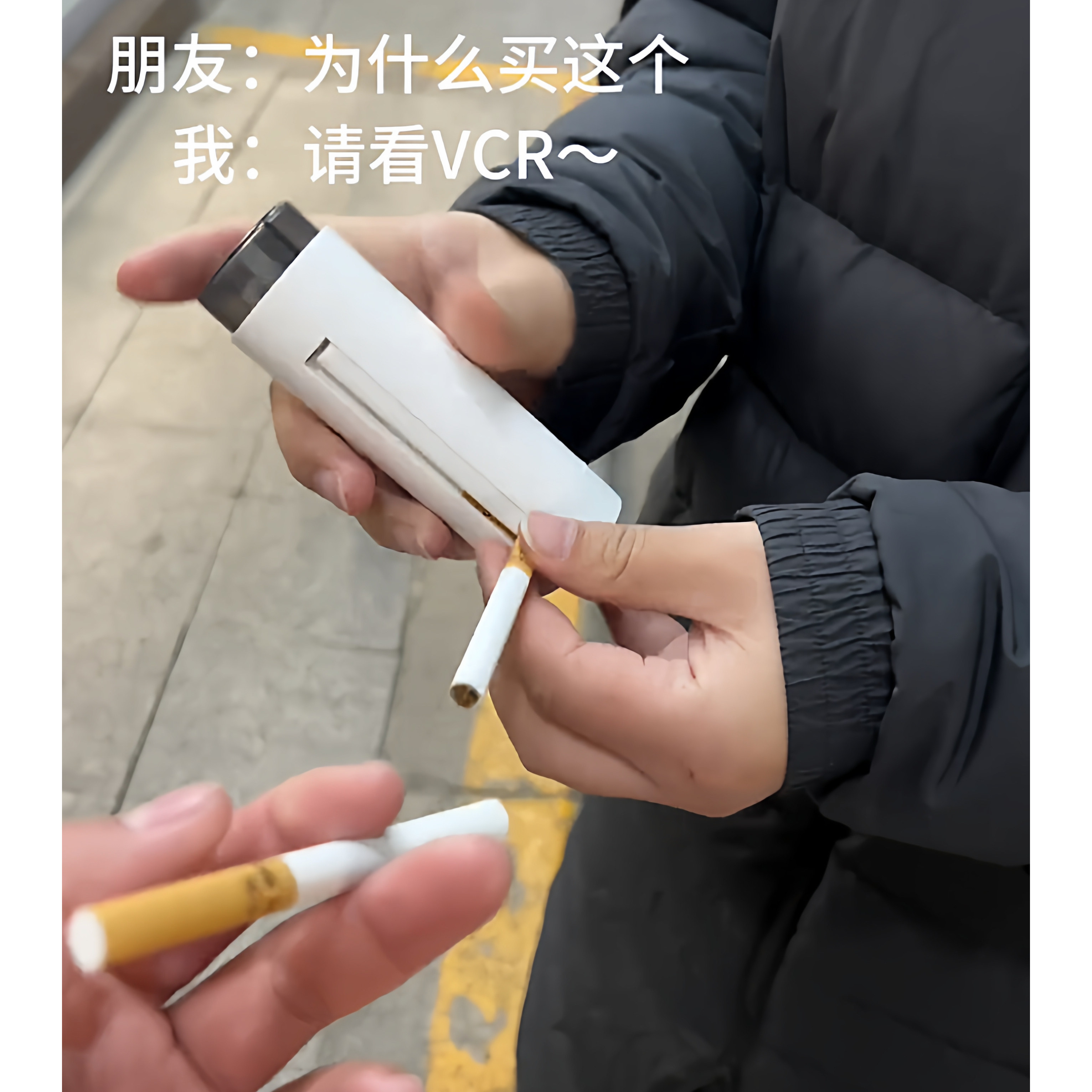 炫酷一体自动弹烟盒创意烟盒一按取烟塑料光面方便携带享便捷乐趣