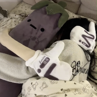 茄子大王抱枕拍打哄睡安抚侧睡夹腿哄睡神器睡觉送女友礼物