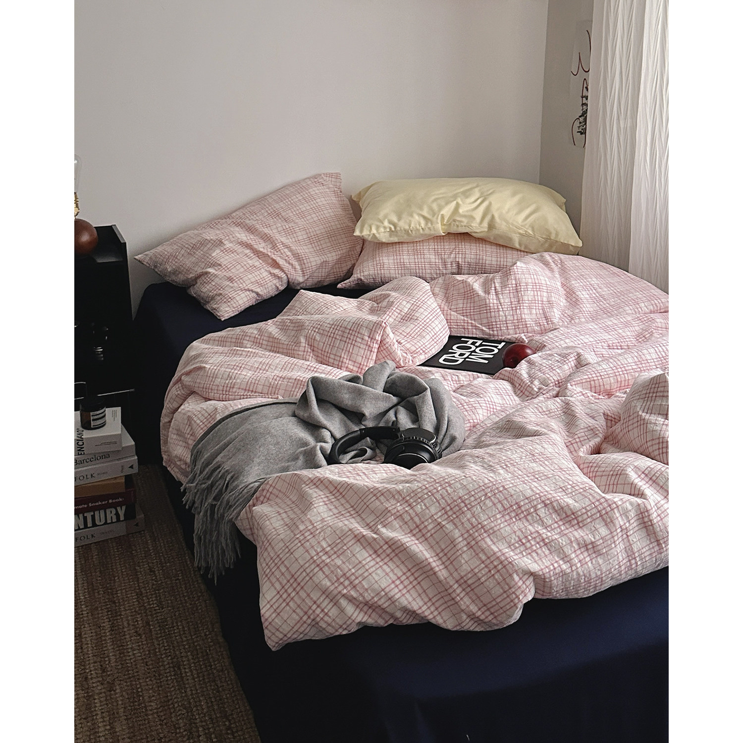 粉色少女高端女神提花全棉床上四件套纯棉床单被单被套床笠款床品