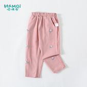童装 新款 儿童纯棉休闲裤 小童长裤 女童裤 宝宝舒适萝卜裤 子2026春装