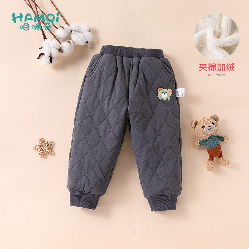 男童夹棉裤子秋冬季新款儿童保暖冬装休闲裤宝宝小童加厚棉裤长裤,童装/婴儿装/亲子装,裤子,淘宝优惠券,粉丝福利购,淘宝优惠卷