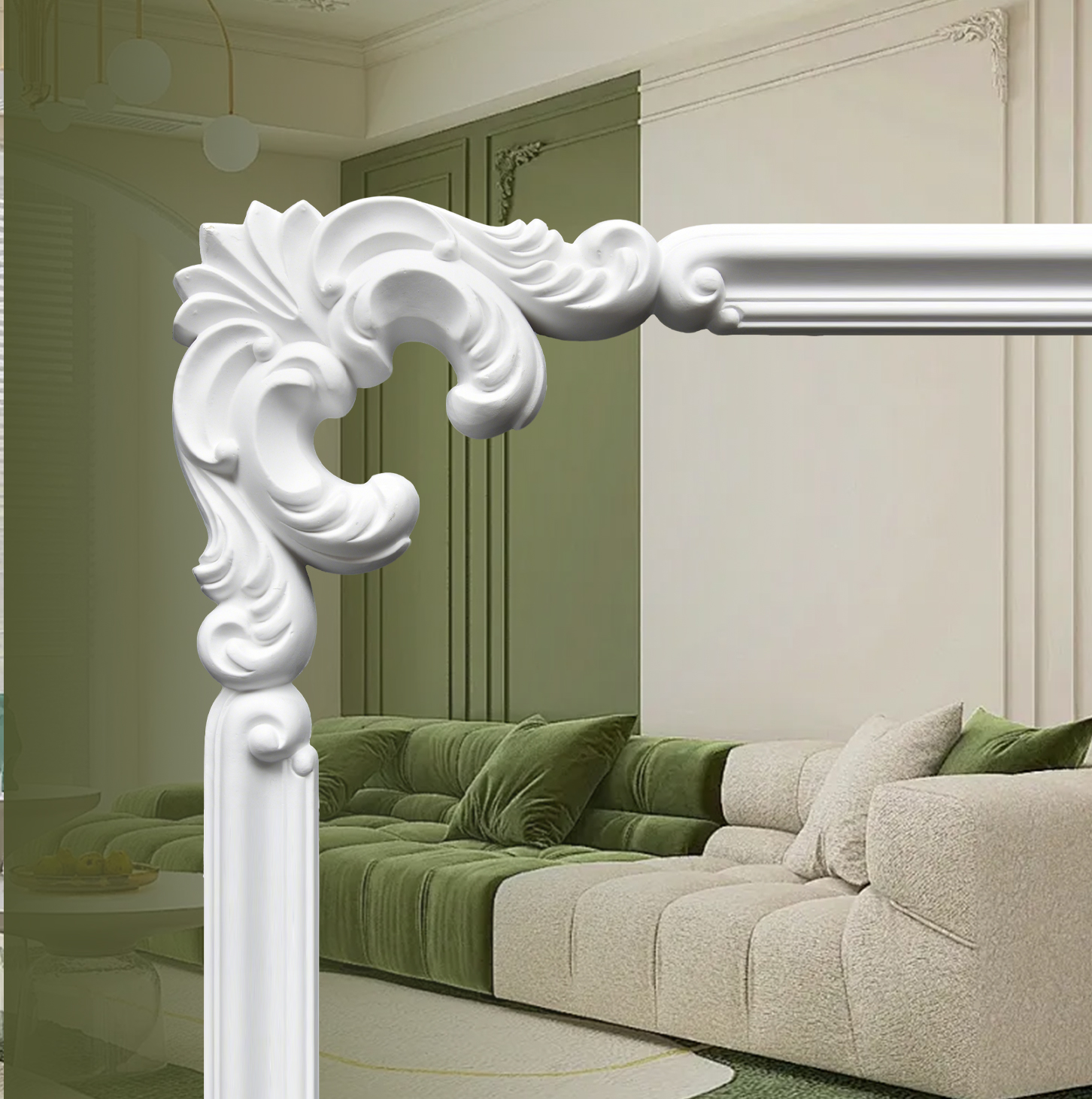 电视背景墙边框造型线条包安装