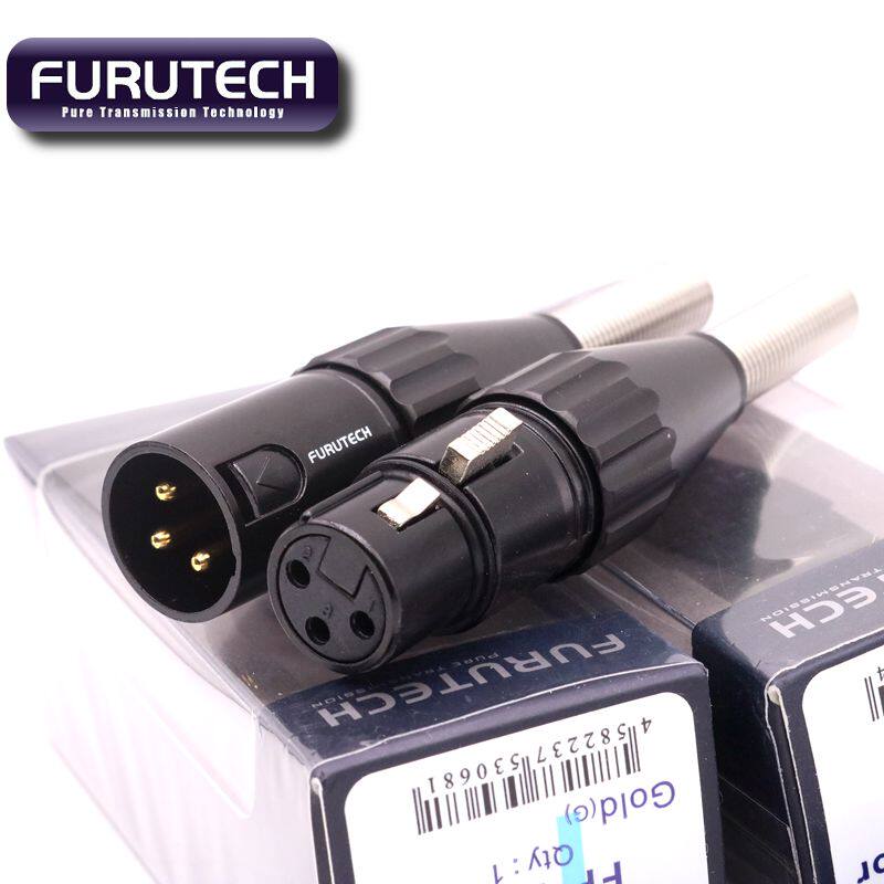 原装日本古河XLR卡侬头 平衡插头 卡农接头 话筒线插头