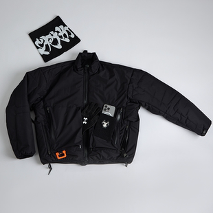 多口袋3M新雪丽150克填充gt棉服防风防水J91A非ACRNM 蚀刻补录