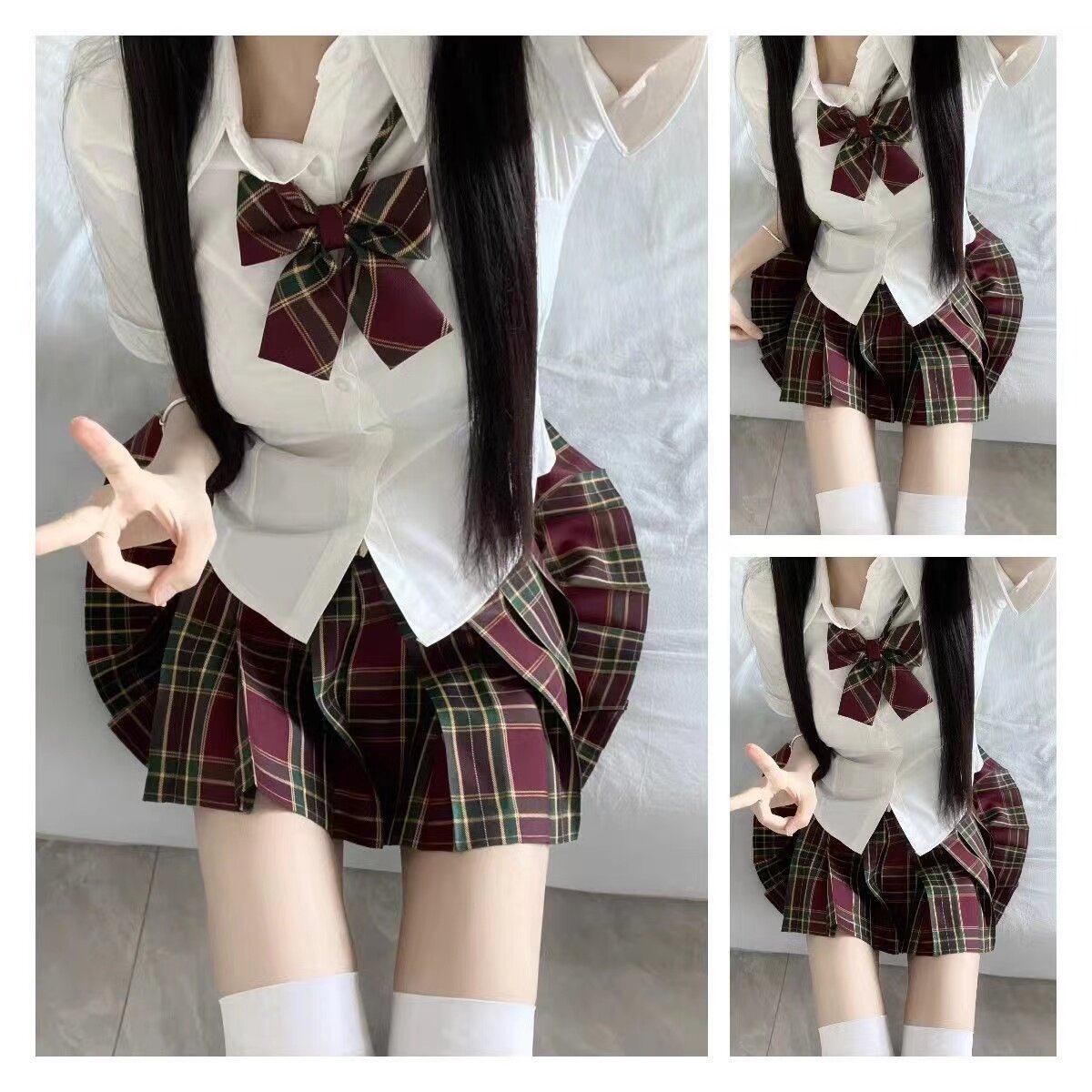 JK学院风制服套装夏辣妹纯欲软学生校服