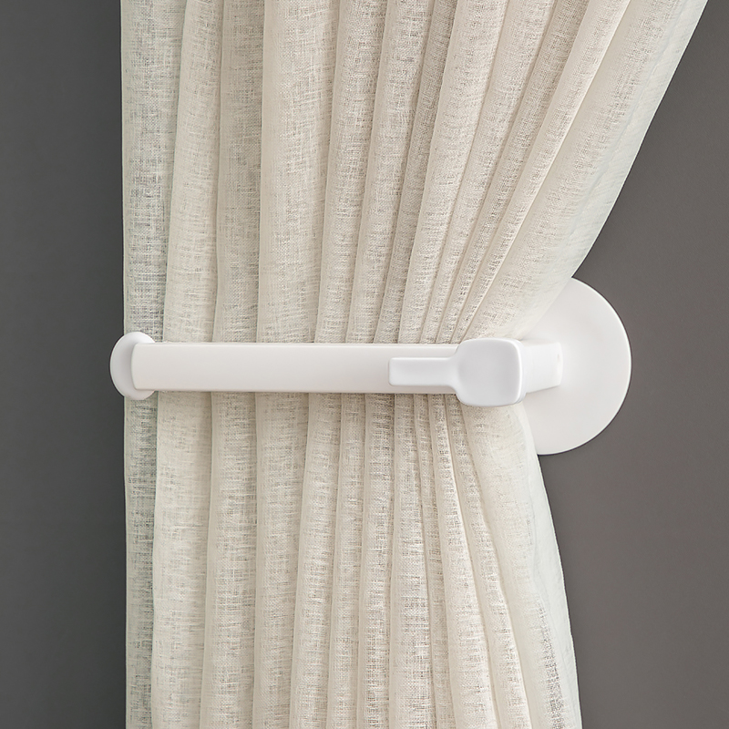 窗帘侧边考勤固定挂钩
