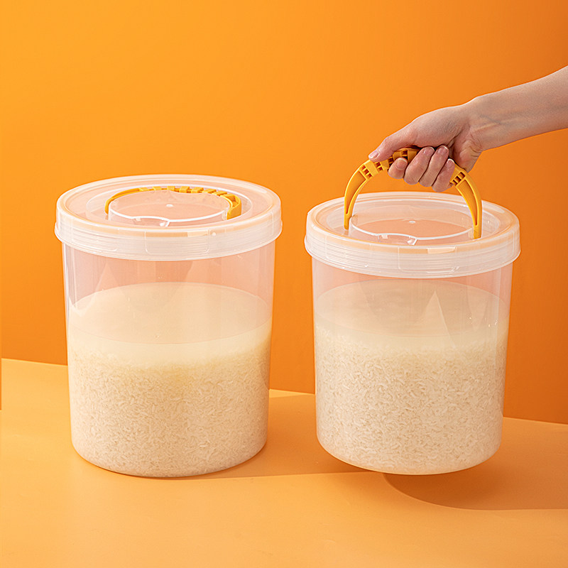 食品级塑料桶带盖密封水桶透明汤桶打包桶甜米酒发酵桶腌酸菜圆桶