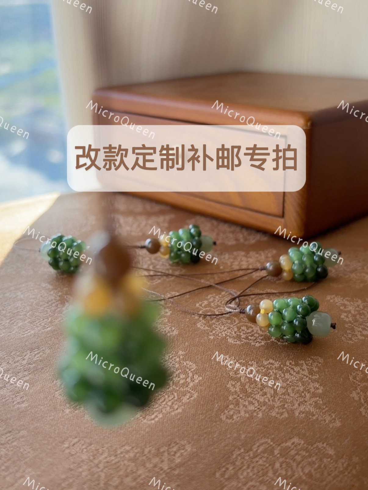 定制天然和田玉手串项链来图