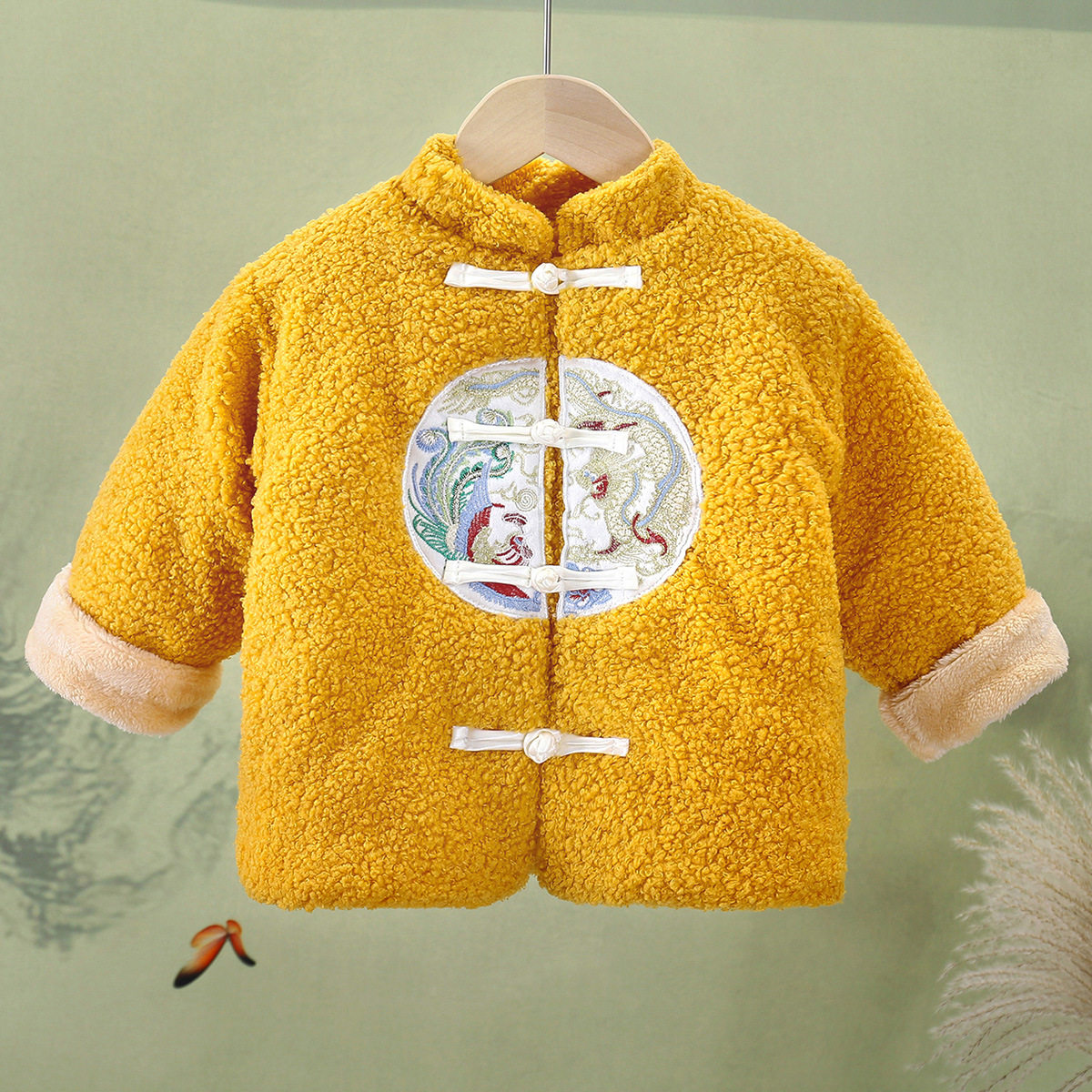 秋冬棉衣1-2-3岁新款棉服外穿棉袄新款国风内胆男女宝宝拜年装