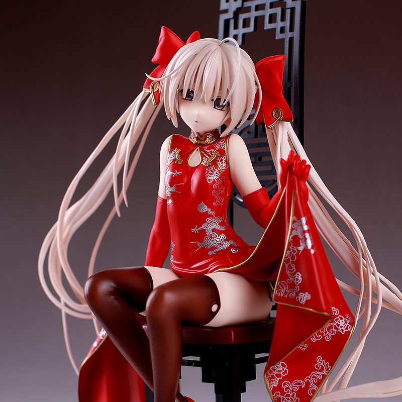 动漫手办 缘分的天空 春日野穹 旗袍坐姿 穹妹 手办