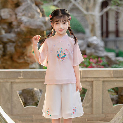 NEXTAINI汉服女童套装儿童旗袍