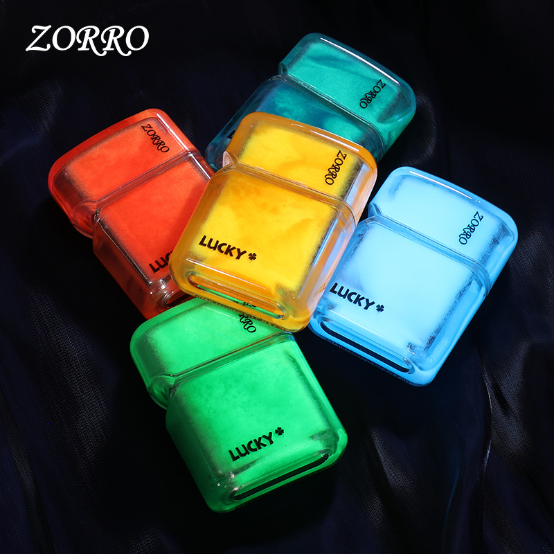 ZORRO打火机夜光流沙正品送礼物