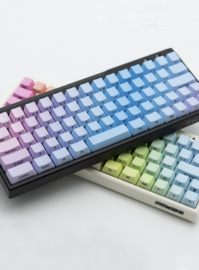 minila蓝色妖姬PBT机械键帽filco个性彩色渐变热升华侧刻大碳AIR