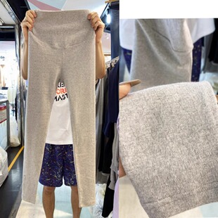 纯棉外磨毛加厚弹力显瘦外穿托腹长裤 孕妇打底裤 2025秋冬韩国代购