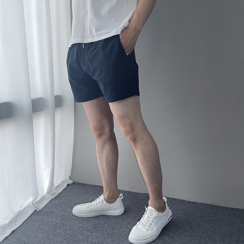 高品质速干运动三分裤男士冰丝舒服透气3分裤健身跑步超短裤痞帅