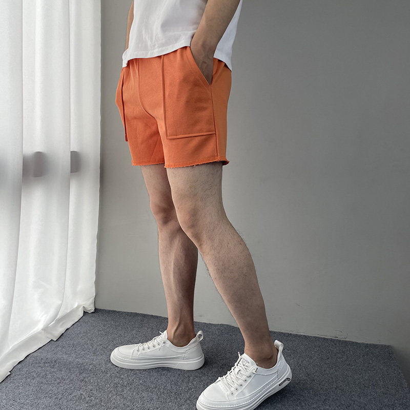 不过膝短裤男纯棉运动三分裤 夏季大口袋休闲工装短裤3分热裤时尚