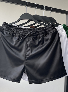 高档冰丝三分裤男夏季运动短裤 舒服透气休闲3分裤男生小短裤性感