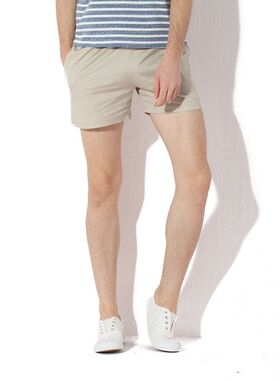 夏季纯棉休闲纯色短裤男三分裤超短裤百搭青年男士裤衩修身韩版潮