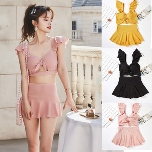 2026分体泳衣女两件套比基尼小清新可爱少女系温泉网红日系泳装