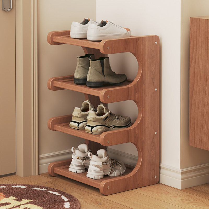 窄款鞋架家用入户门收纳架宿舍出租屋多层客厅置物架小型轻奢鞋柜