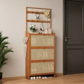 翻斗鞋 架 柜门口一体柜收纳架家用客厅多层大容量门外走廊过道窄鞋