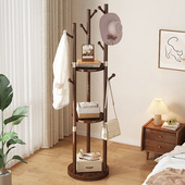 简易衣帽架2026旋转大容量落地衣架卧室挂衣架简易家用晾衣服架子