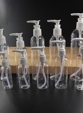 50/60/80/100/200/250/400/300毫升ml乳液瓶压泵塑料瓶凝胶洗手液