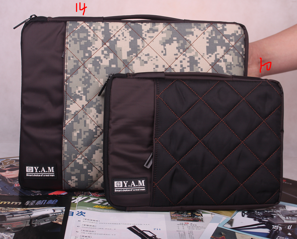 清仓无贼WZJP轻型电脑包内胆手提加厚迷彩战术小包手包14寸多用途