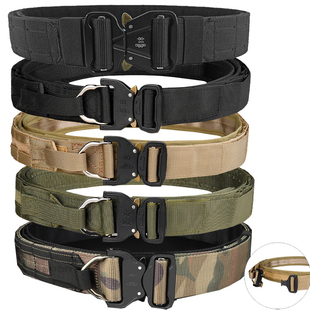 版 无贼浪人腰带战术装 备molle腰带G34腰封G17户外下场wargame套装