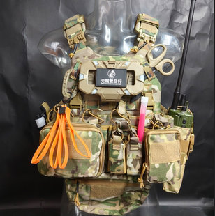 无贼游骑兵海豹突击队战术背心快拆防护马甲下场CS全套搭配军迷