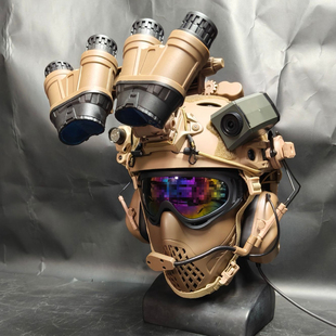 无贼军迷cos战术头盔套装三角洲威龙面具四目夜视仪模型cs装备带