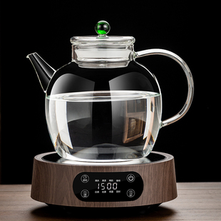 加厚高硼硅玻璃电陶炉烧水壶大容量煮茶壶泡茶水果养生花茶壶套装