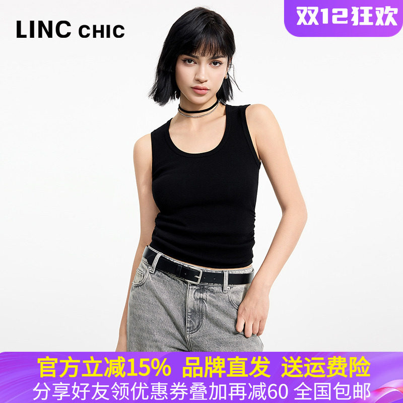 金羽杰春季针织衫背心吊带上衣女