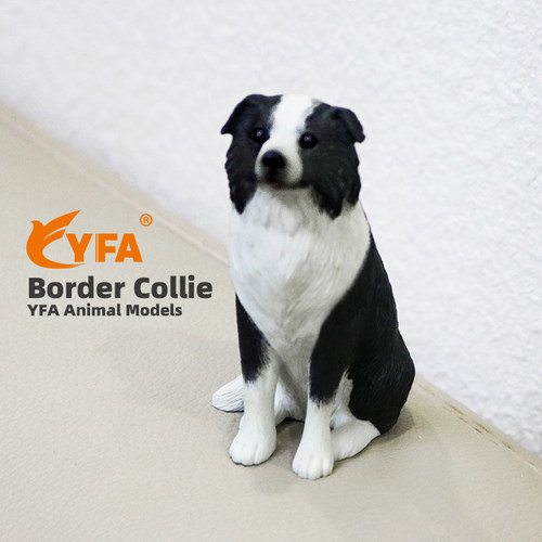 YFA迷你边牧模型车摆件蛋糕装饰