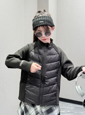 中大童女童羽绒服冬季2025新款冬装校服神器内搭韩版保暖轻薄外套